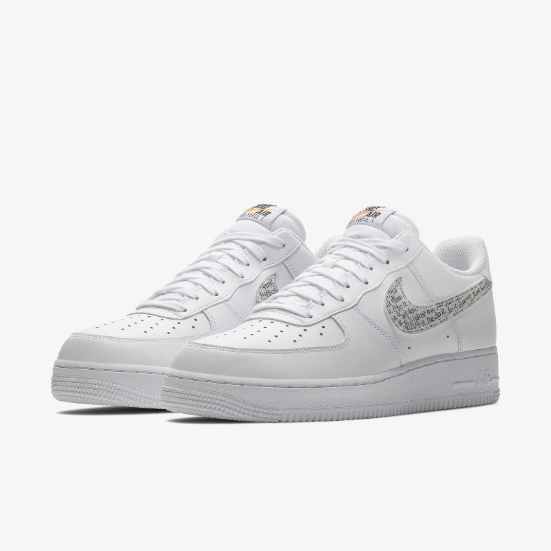 Nike air force 1 2025 just do it weiß